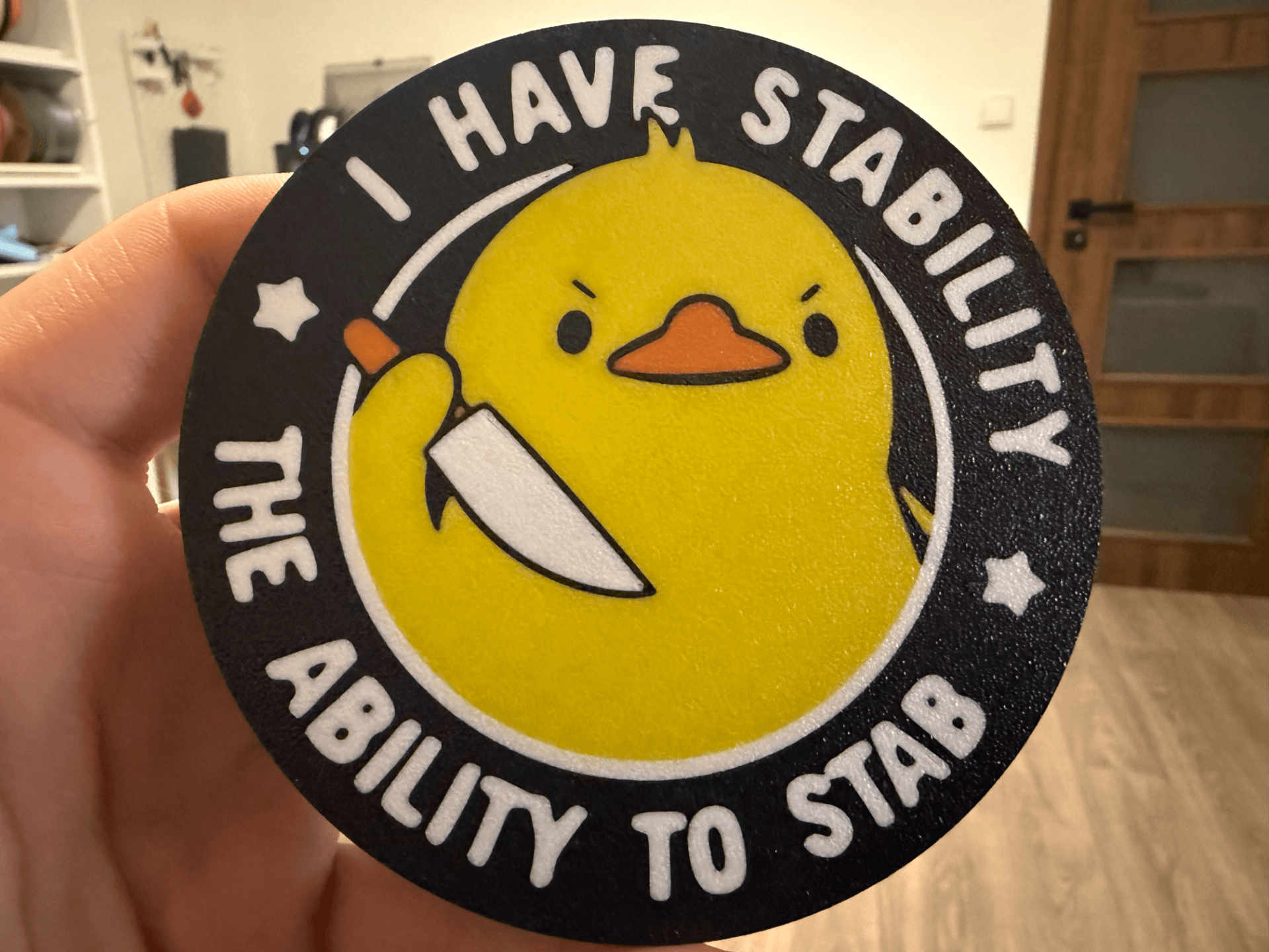 Posavasos Ability to Stab